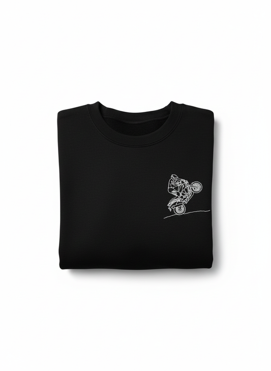 Custom Outline Embroidered Sweater