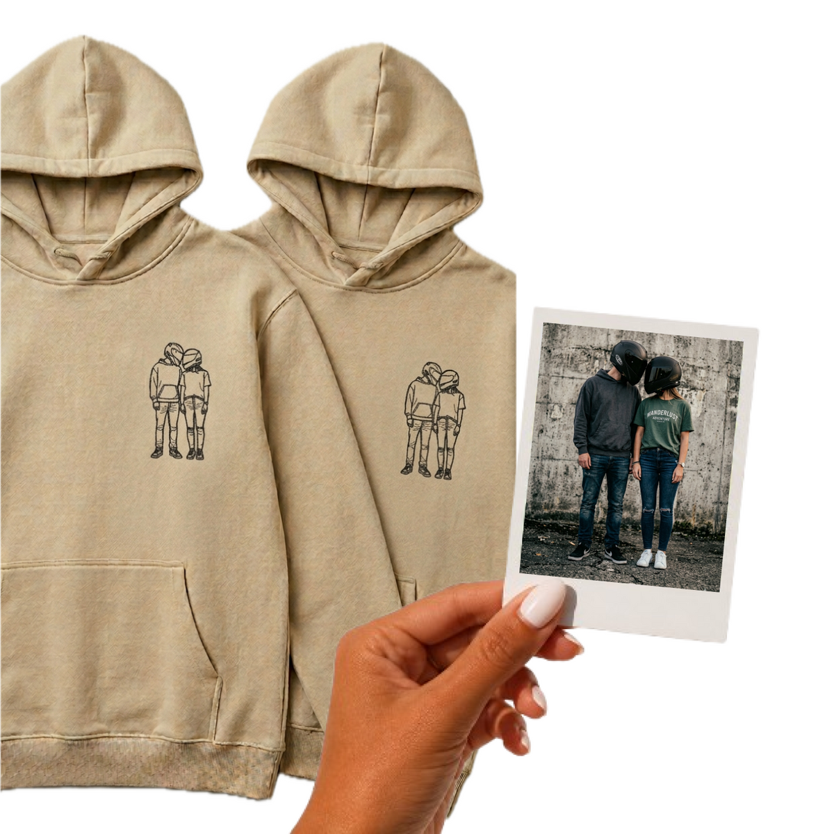 Personalisierter Bestickter Hoodie