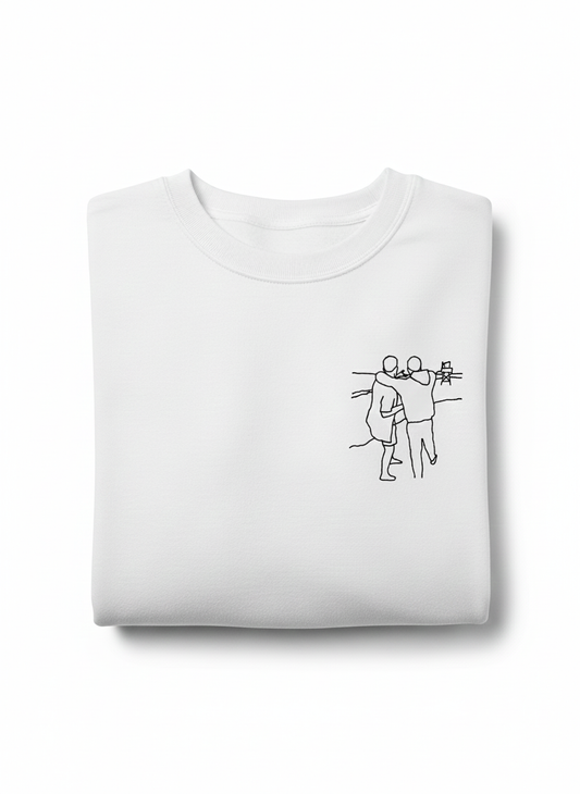 Custom Outline Embroidered Sweater